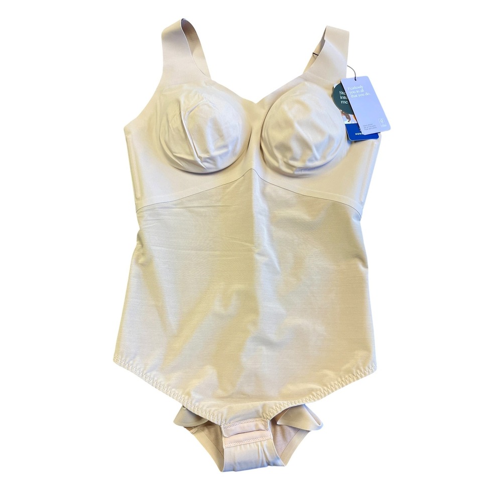 Honeylove‎ LiftWear Tank Bodysuit Sz XL Sand Shapewear Sculpting Smoothing NWT